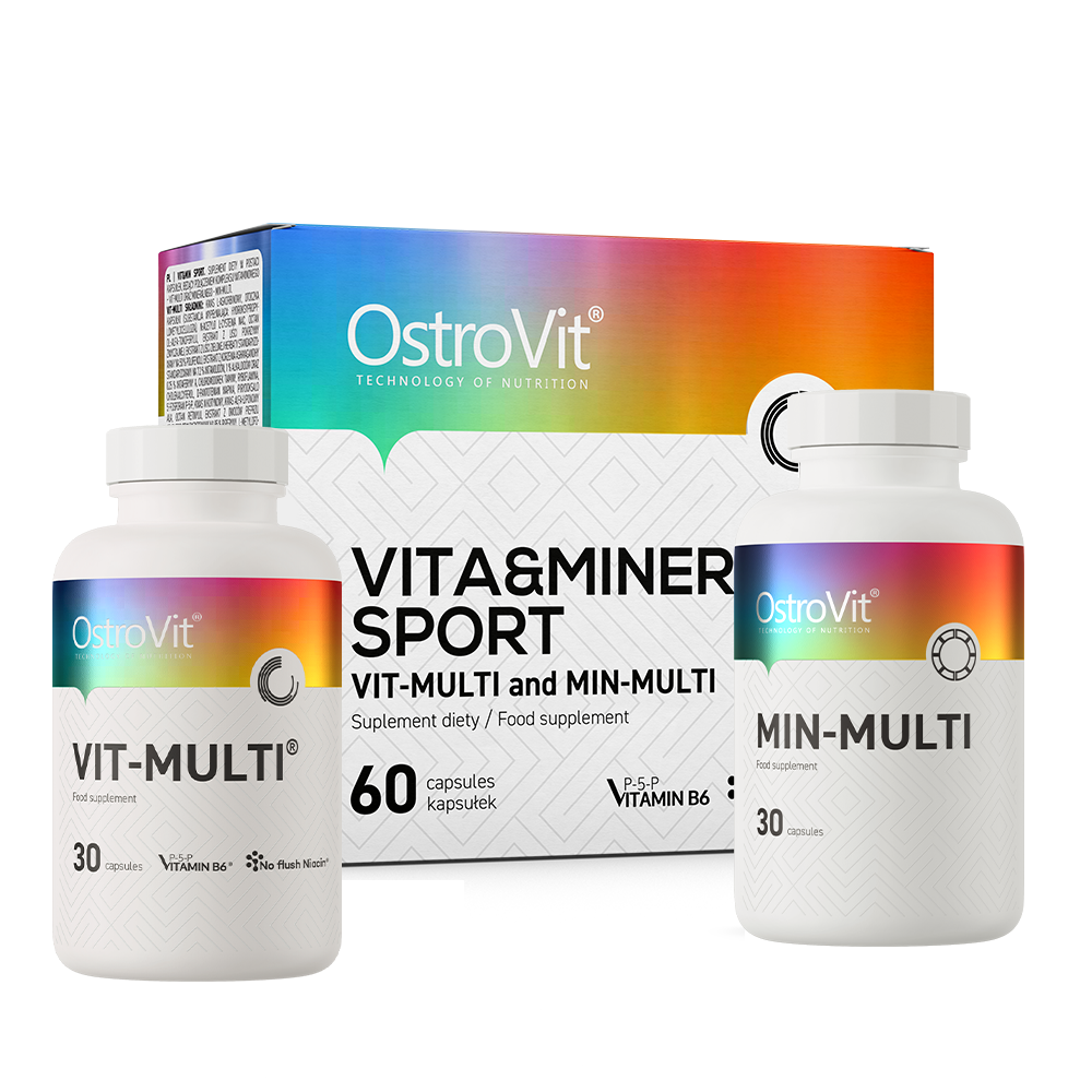 Комплексная пищевая добавка OstroVit Vita&Minerals Sport (60 капсул) — фото 3