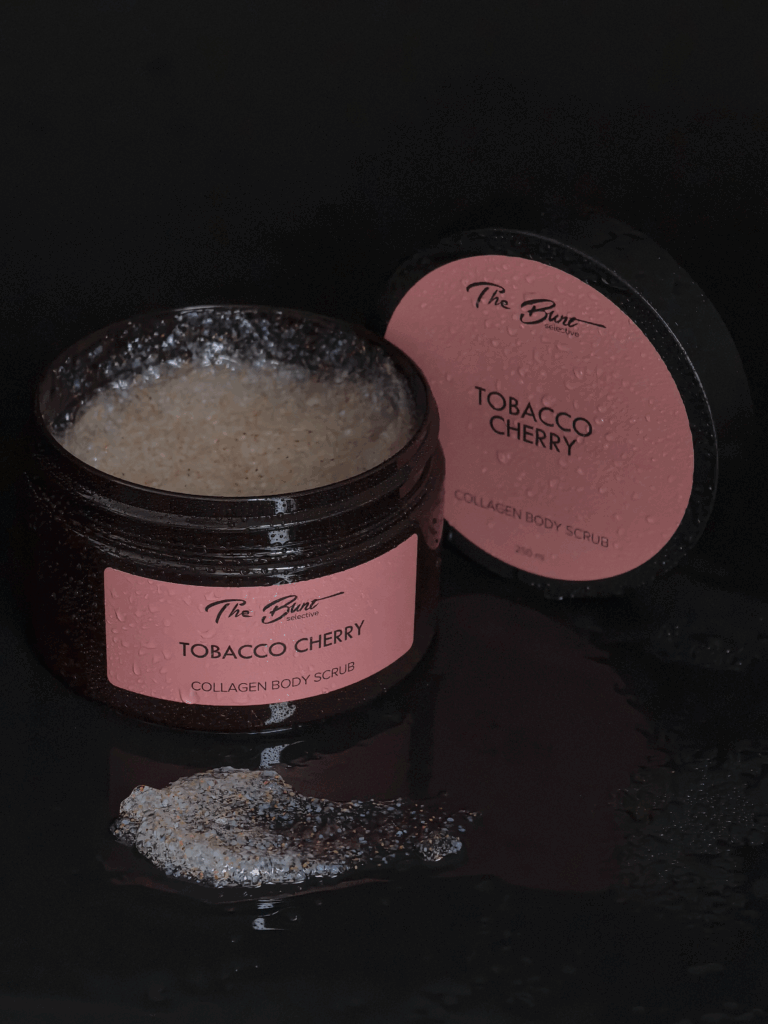 Скраб для тела The Bunt Tobacco Cherry Коллагеновый гелевый (250мл) — фото 2