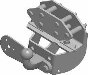 Фаркоп Avtos TY 25 (для Toyota Land Cruiser J200 2007-2021)