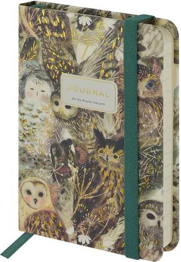 Записная книжка Bruno Visconti Megapolis Journal. Fauna. Волшебные совы / 3-478/20 (100л)
