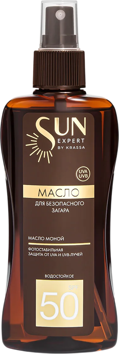 Спрей солнцезащитный Krassa Sun Expert для безопасного загара SPF 50+ (180мл)