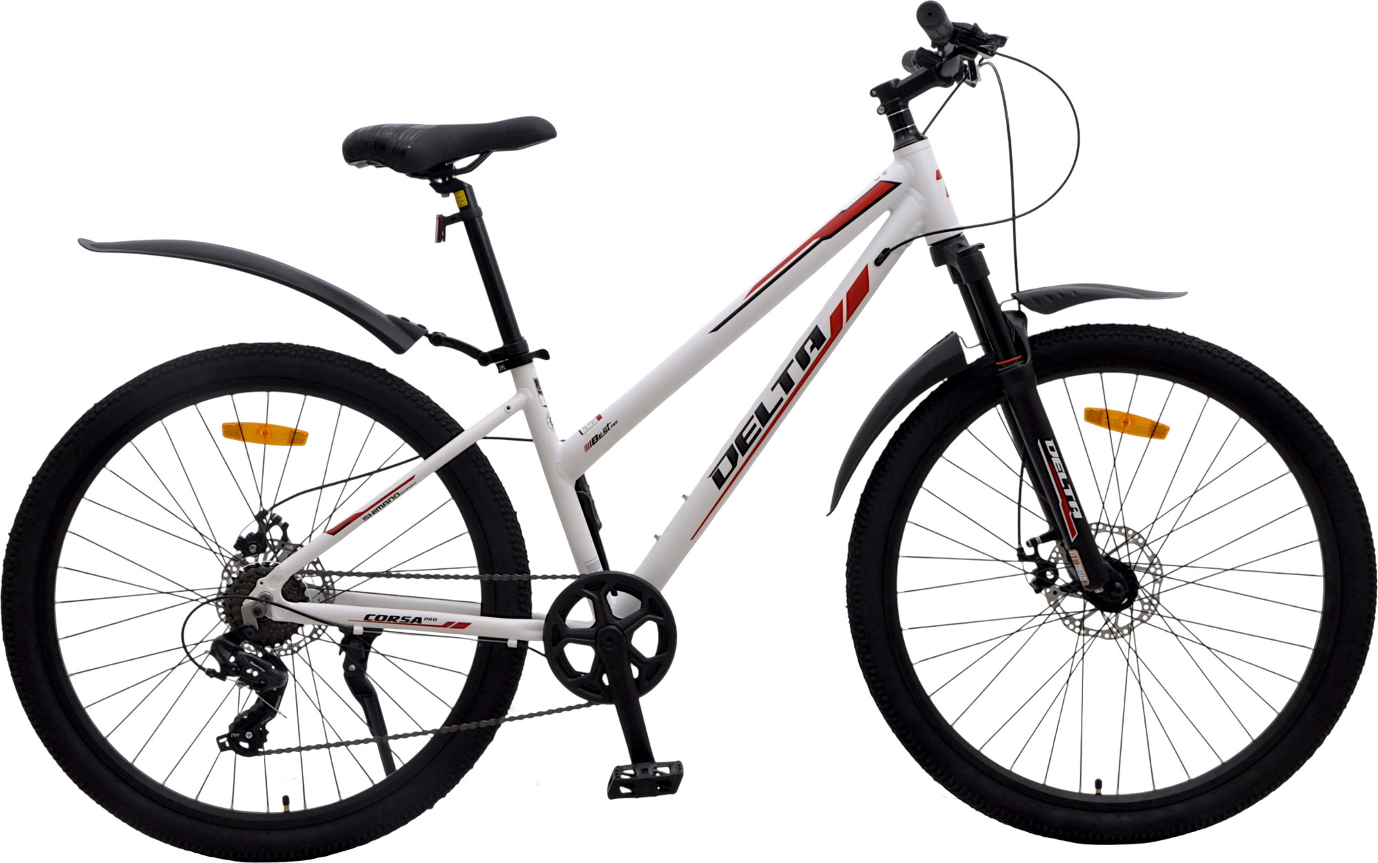 Велосипед DeltA Corsa Pro 27.5 / CORSA PRO27.15.WT (27.5, белый)