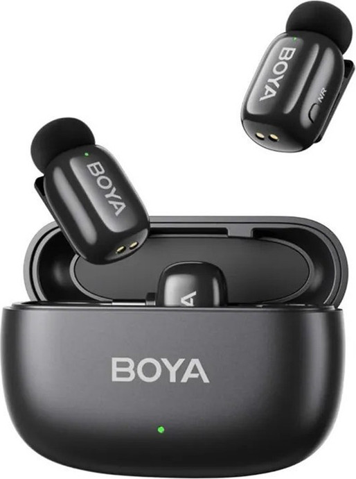 Радиосистема микрофонная BOYA Mini-14 с кейсом Type-C (черный) — фото 2
