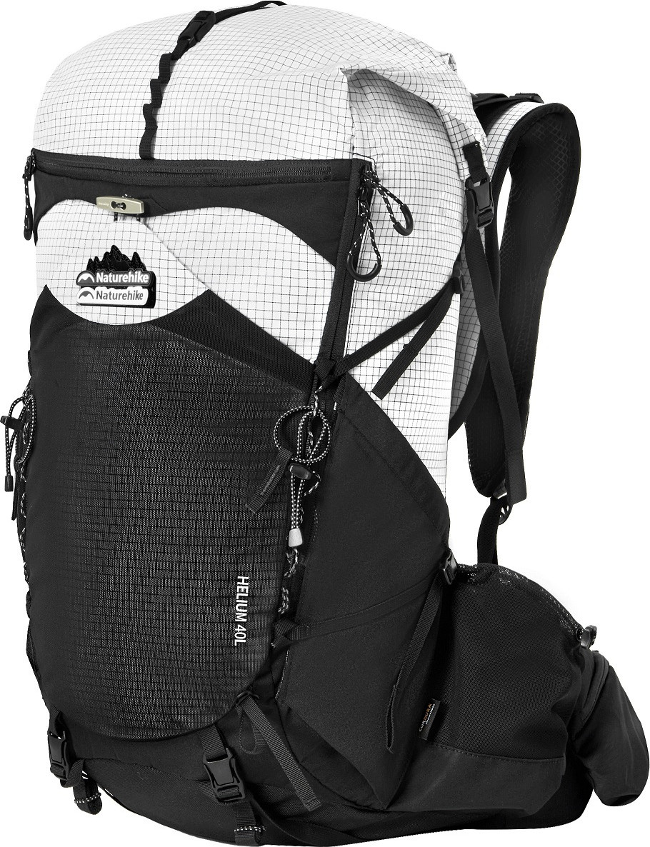 Рюкзак туристический Naturehike Helium Series / CNK2450XB016-WH40LL (L, белый)