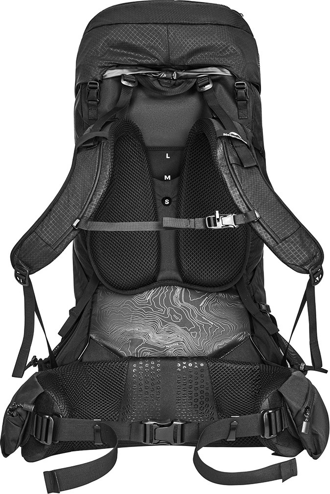 Рюкзак спортивный Naturehike Helium Series / CNK2450XB014-B70LL (L, черный) — фото 3