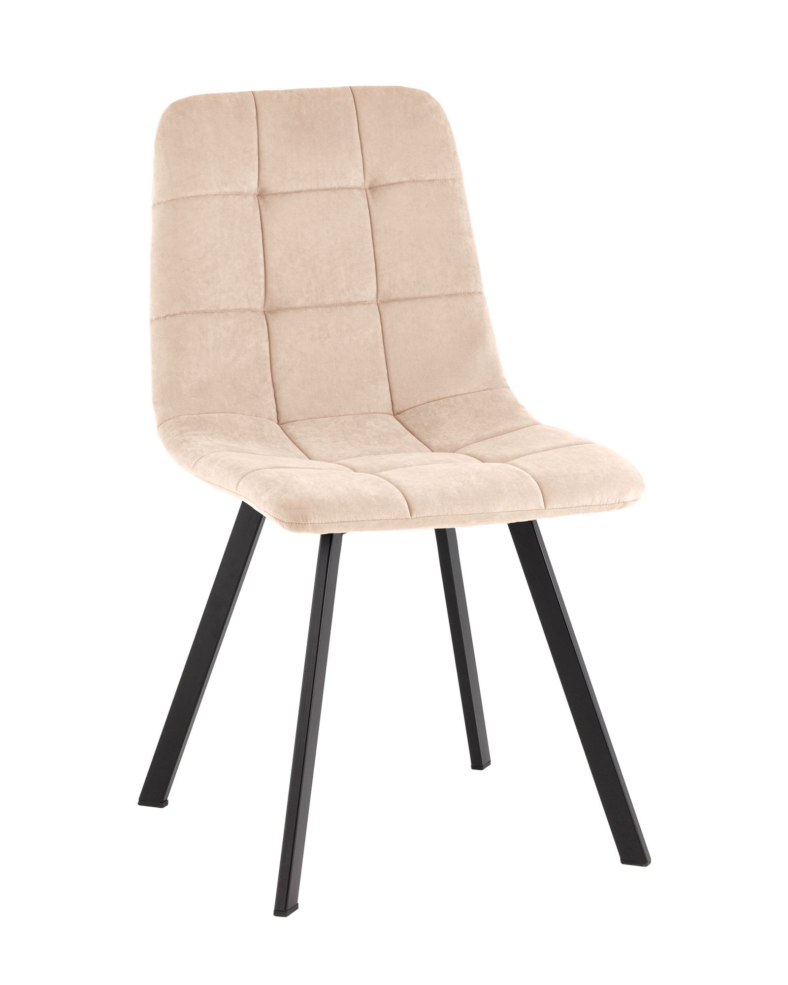 Стул Stool Group Одди Original Square / SG002-F2S-L004 (велюр бежевый)