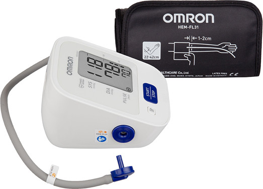 Тонометр Omron M2 Comfort (HEM-7123-ALRU) + адаптер, универсальная манжета — фото 2