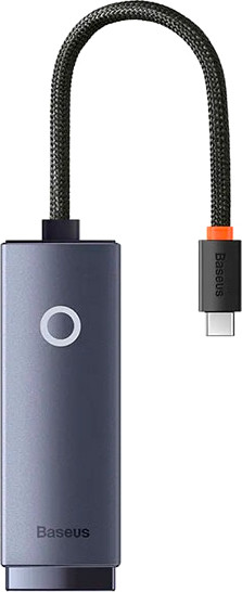 Сетевой адаптер Baseus Lite USB-C-RJ45 WKQX000313 (серый)