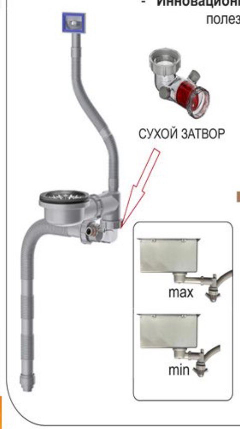 Мойка кухонная STELLAR ST6045U-NB (черный) — фото 6