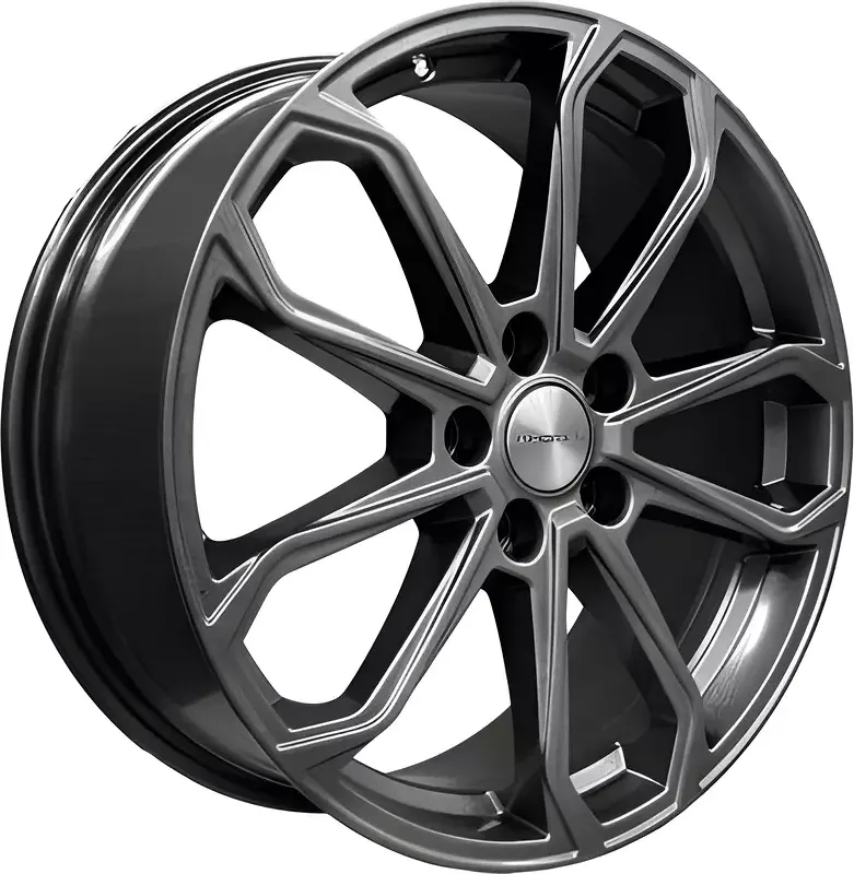 Литой диск Khomen KHW1816 Kodiaq/Tiguan/Audi Q3 18x7" 5x112мм DIA 57.1мм ET 43мм (Gray)