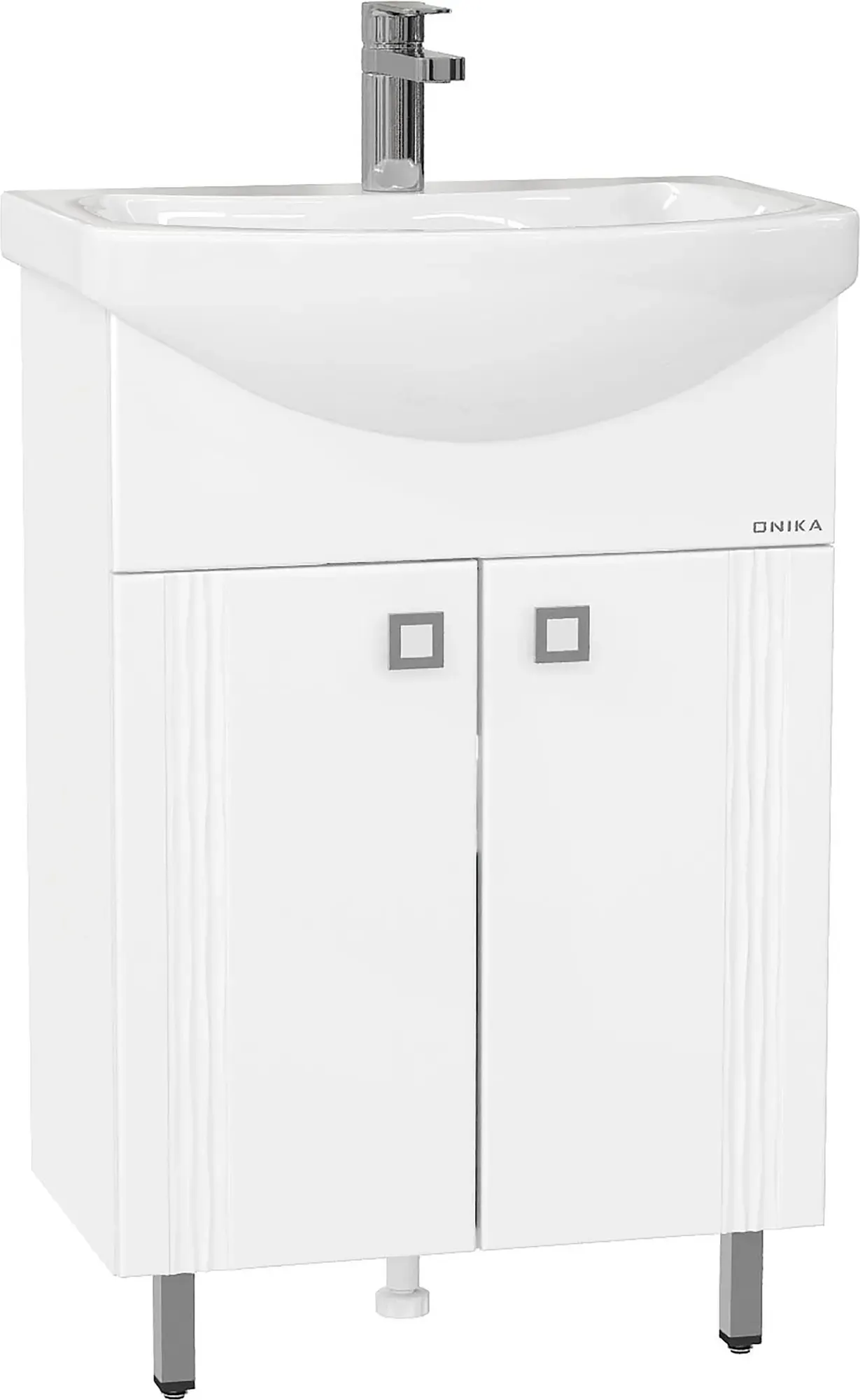 Тумба с умывальником Onika Лига 55.11 105554 + Santek Балтика 55 1WH501702