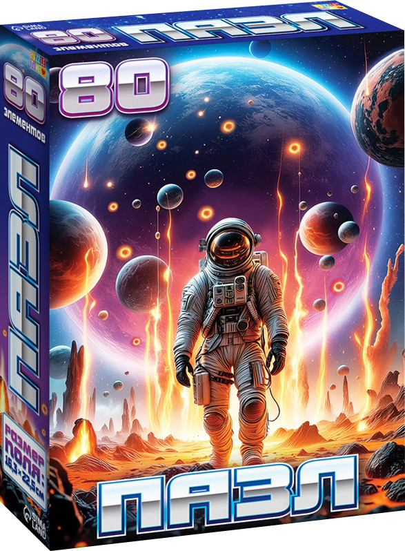 Пазл Puzzle Time Таинственный космос / 10963552 (80эл)