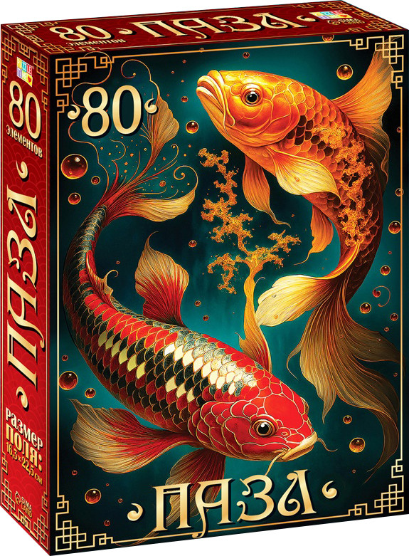 Пазл Puzzle Time Карпы кои / 10963547 (80эл)