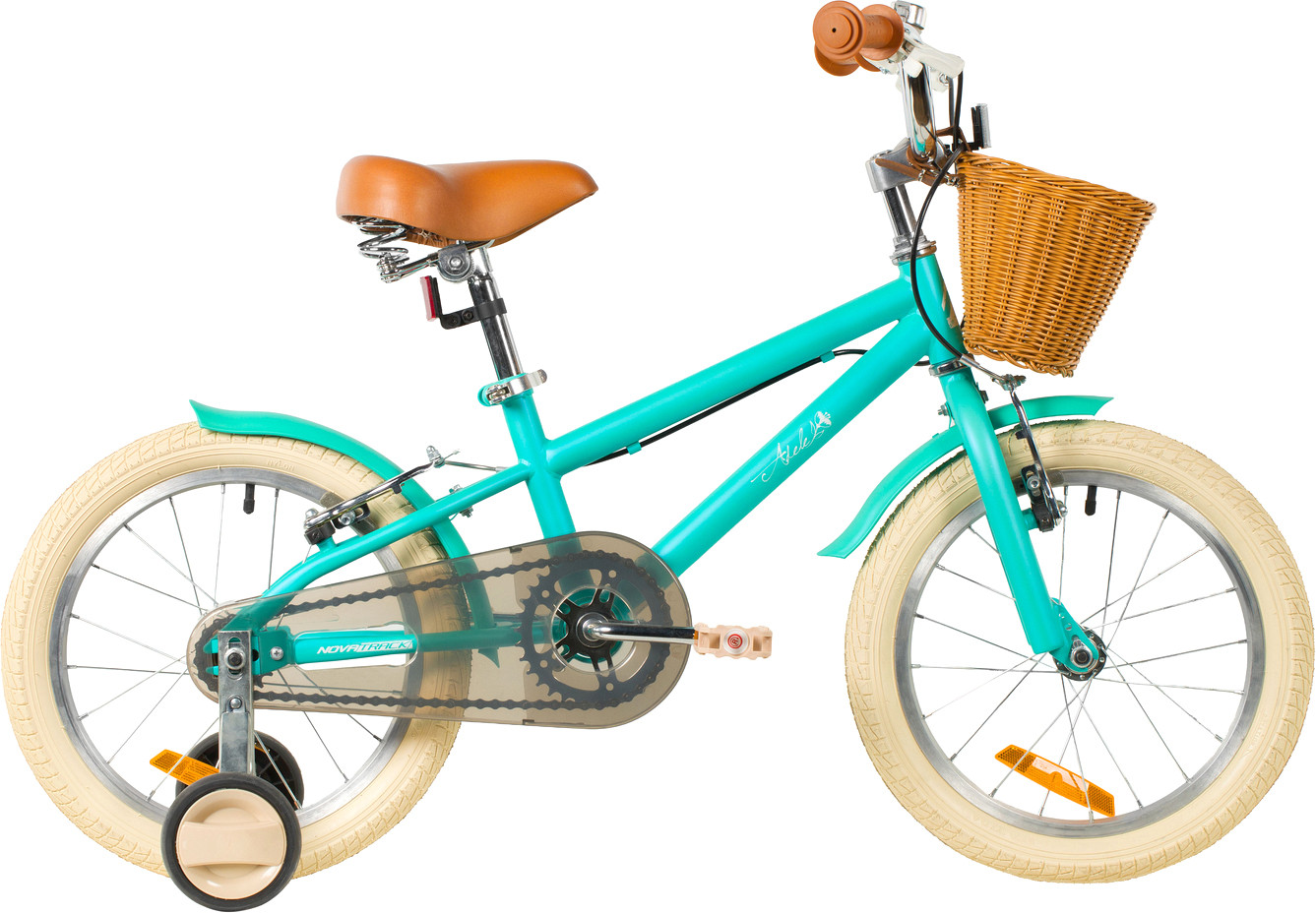 Детский велосипед Novatrack Adele 143ADELE.TQ6 (бирюзовый, разобранный, в коробке)