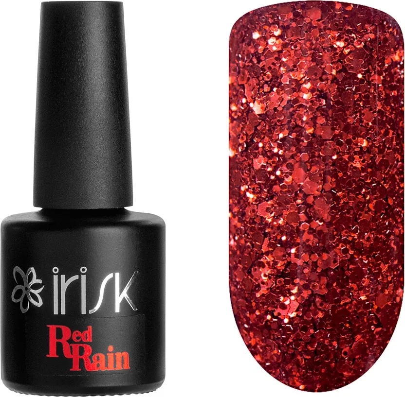 Гель-лак для ногтей IRISK Red Rain тон 03 (10мл)