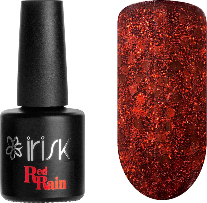 Гель-лак для ногтей IRISK Red Rain тон 04 (10мл)