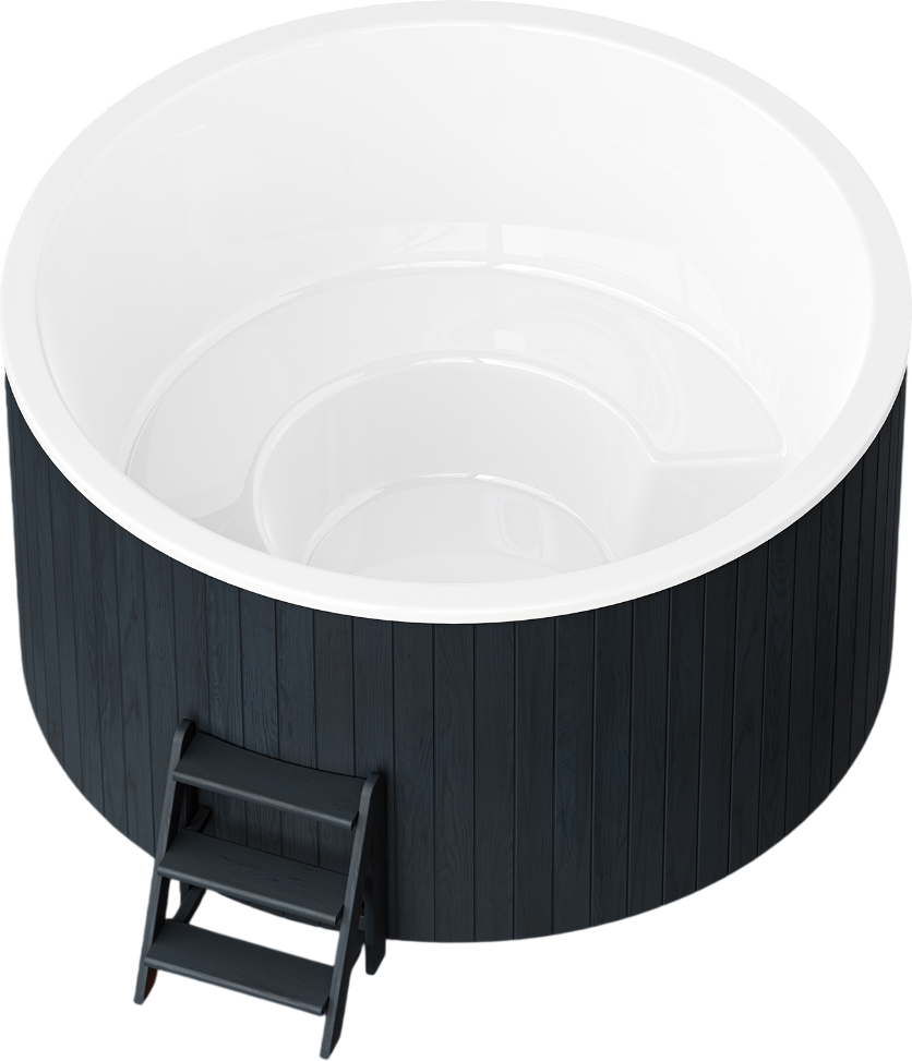 Купель Polarspa Comfort Family термососна 220 Cold (графит, с аэромассажем и хромотерапией)