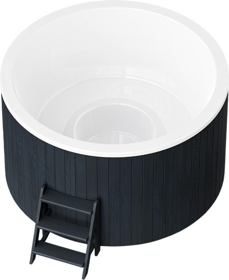 Купель Polarspa Comfort термососна 160 Cold (графит, с хромотерапией)