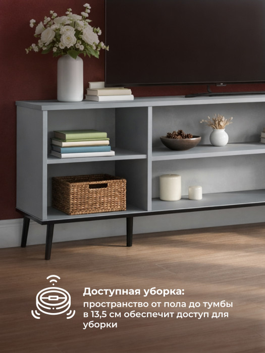 Тумба Woodville ТВ Арден (шиншилла серая) — фото 6