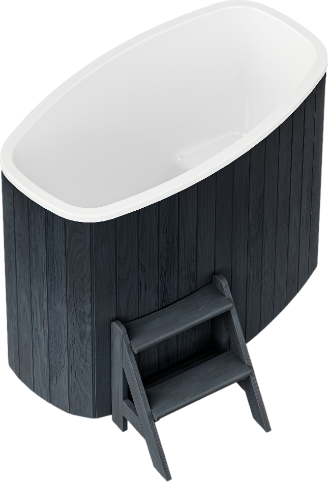 Купель Polarspa Standart термососна 79 Double (графит)