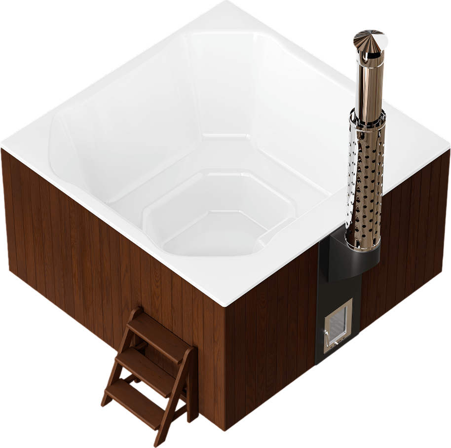 Купель Polarspa Elite Quattro термососна 200 (темный)