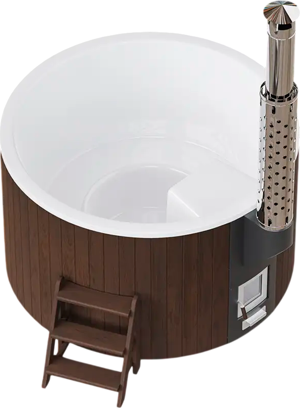 Купель Polarspa Elite термососна 200 (темный, с аэромассажем)