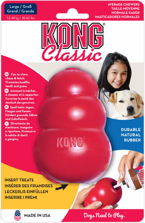 Игрушка для собак KONG Toy Dog Classic / 222794 (L, красный) — фото 2