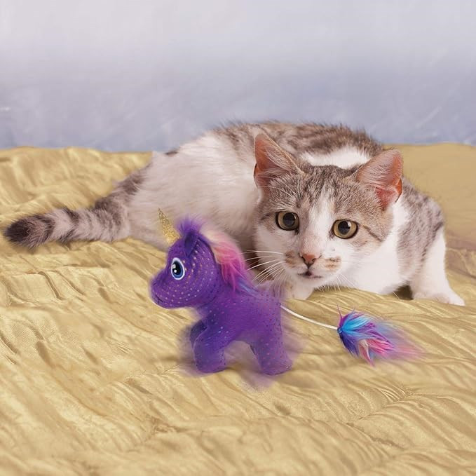 Игрушка для кошек KONG Enchanted Buzzy Unicorn / 255738 — фото 4
