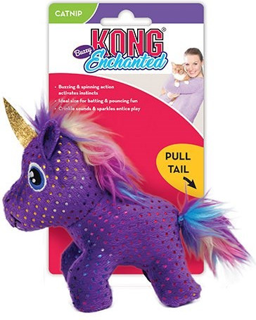 Игрушка для кошек KONG Enchanted Buzzy Unicorn / 255738 — фото 3