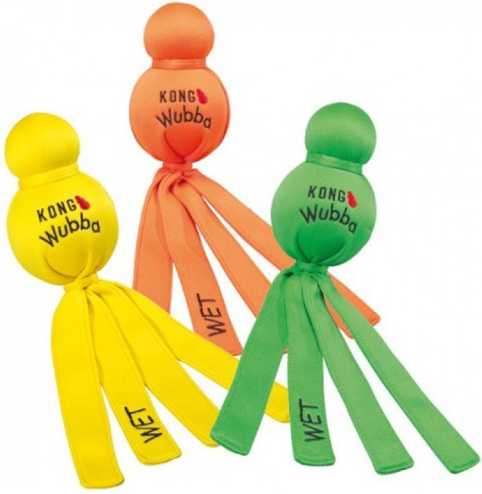 Игрушка для собак KONG Toy Dog Wubba Polyester Colored Sorted / 256733 — фото 3