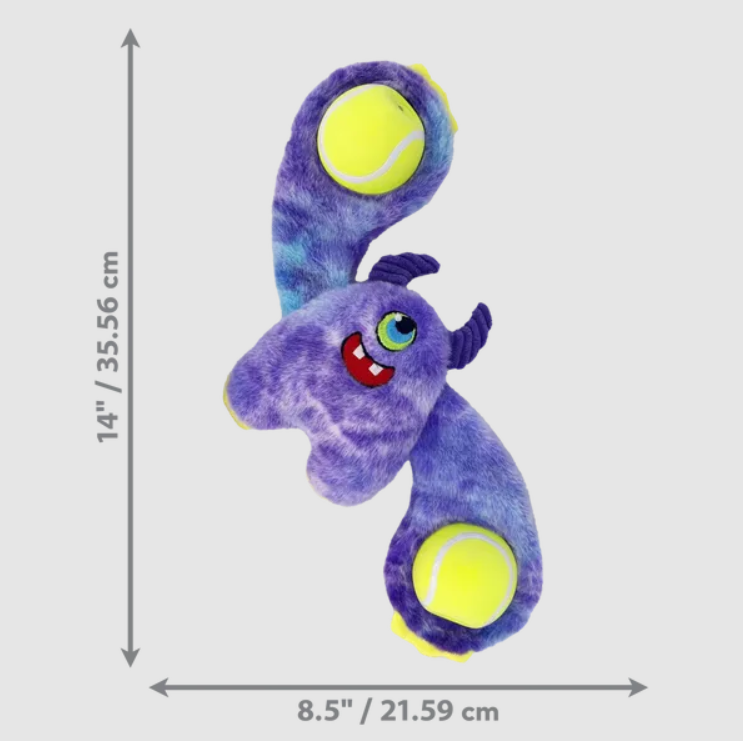 Игрушка для собак KONG Assorted Woozles Monster / 274812 — фото 3