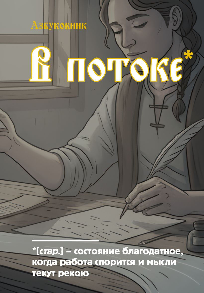 Блокнот Эксмо Азбуковник. В потоке / 9785042357053 (64л)