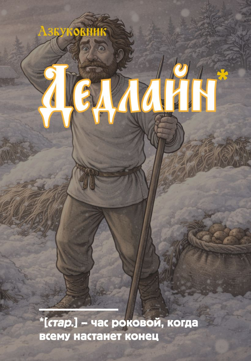 Блокнот Эксмо Азбуковник. Дедлайн / 9785042357084 (64л)