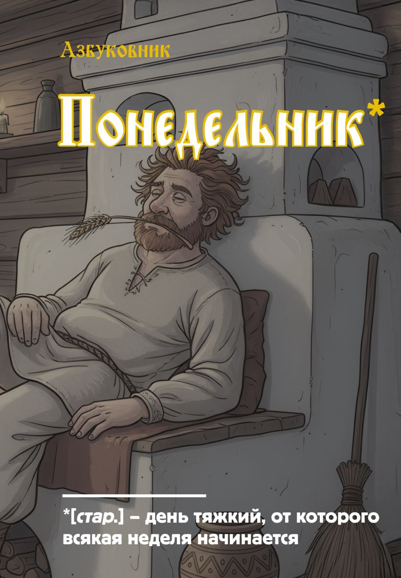 Блокнот Эксмо Азбуковник. Понедельник / 9785042357114 (64л)