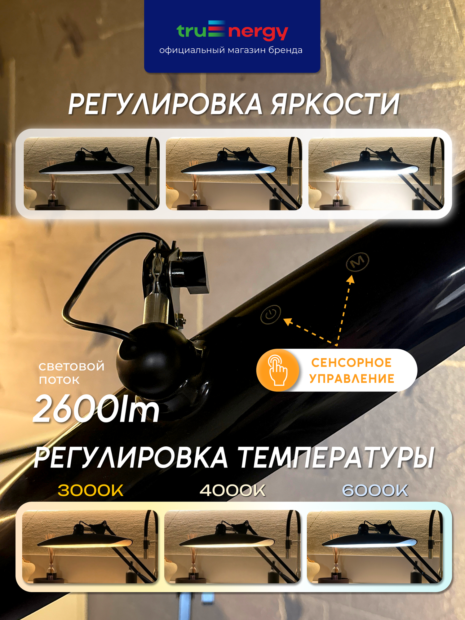 Настольная лампа Truenergy 32001 — фото 4