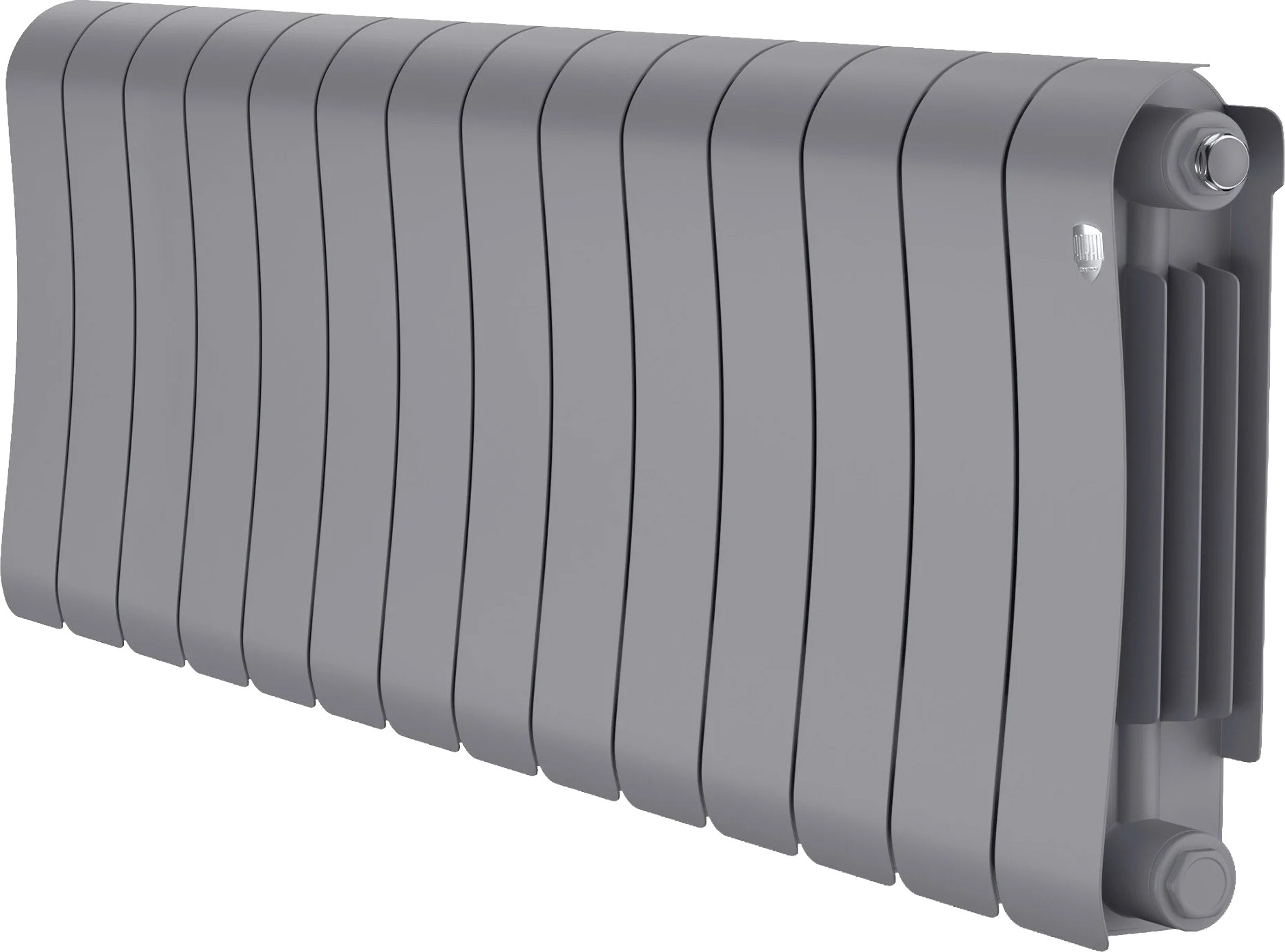 Радиатор биметаллический Royal Thermo Infinity 300 Silver Satin (14 секций)