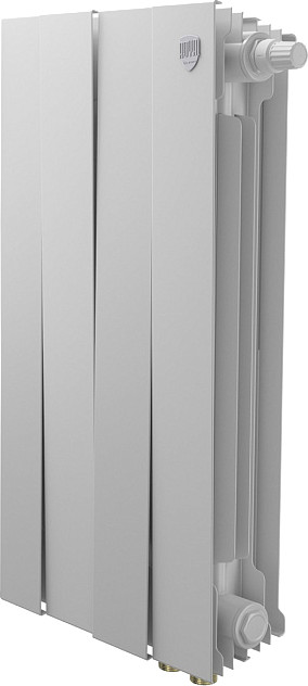 Радиатор биметаллический Royal Thermo PianoForte 500 Белый VR80 (4 секции)
