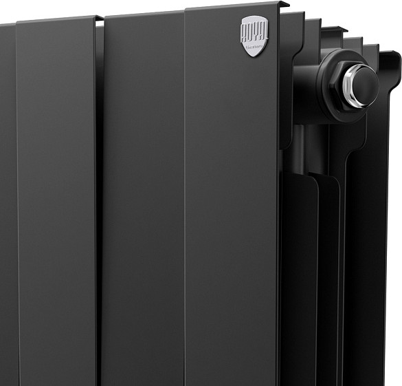 Радиатор биметаллический Royal Thermo PianoForte 200 Черный VR80 (12 секций) — фото 4