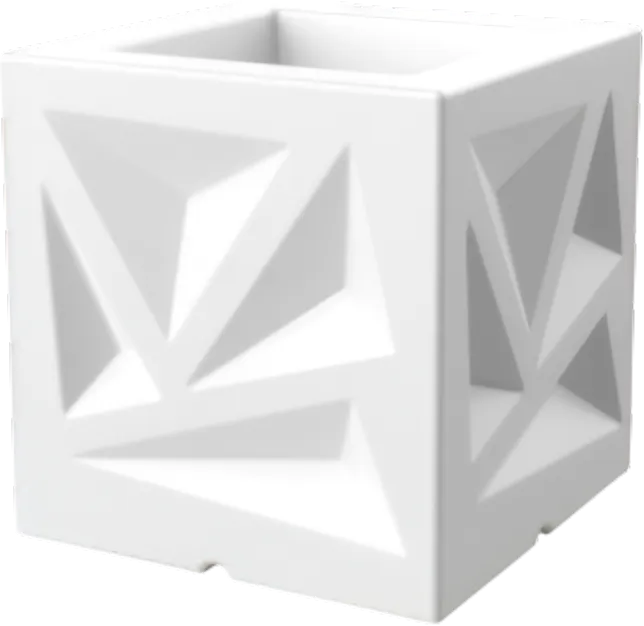 Вазон БЕРКАНО Icelandic Cube DB / 260_006_03 (Snow White)