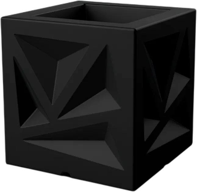 Вазон БЕРКАНО Icelandic Cube DB / 260_006_00 (Coal Black)