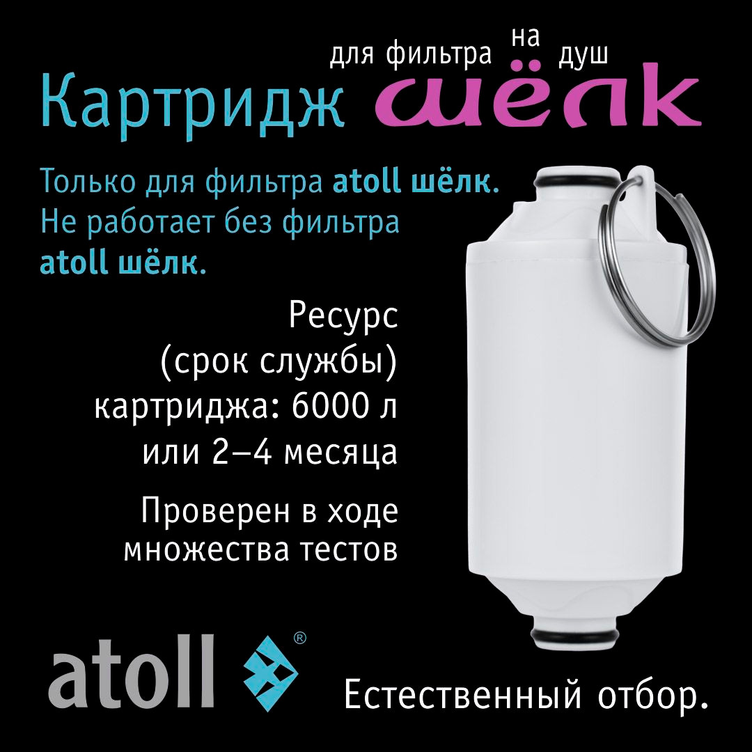 Картридж для фильтра для душа Atoll Шелк — фото 5