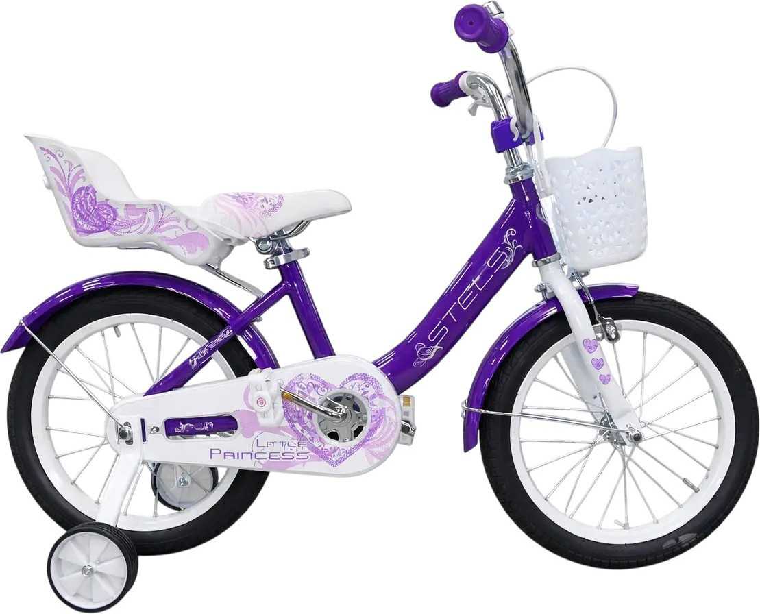 Детский велосипед STELS Little Princess KC 18 (11, фиолетовый, разобранный, в коробке)