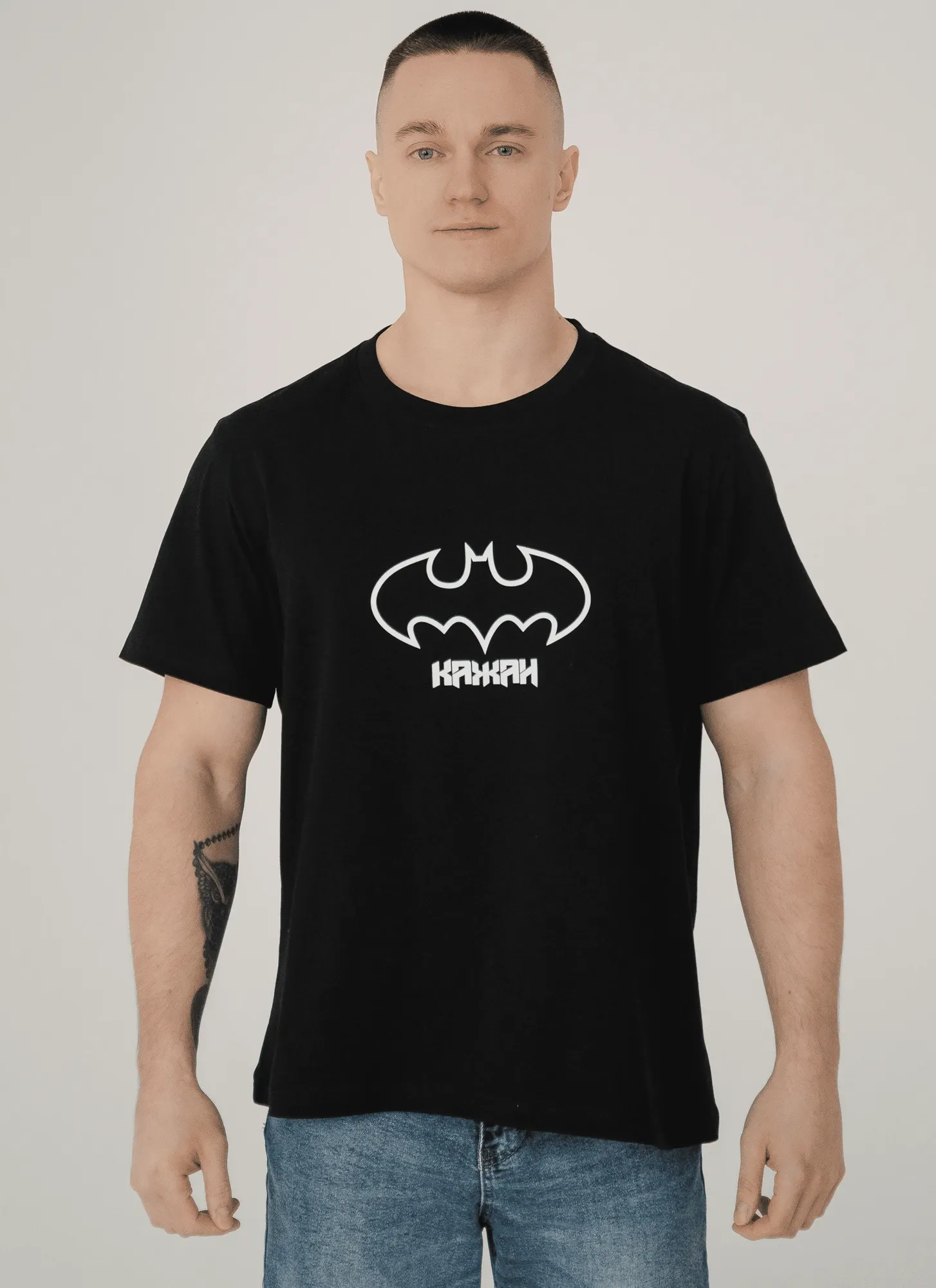 Футболка Alfa Man 6611 T-Shirt Print рис.4036 (р.170,176-104, черный)