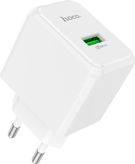Зарядное устройство сетевое Hoco CS12A + кабель Type-C (белый) — фото 5