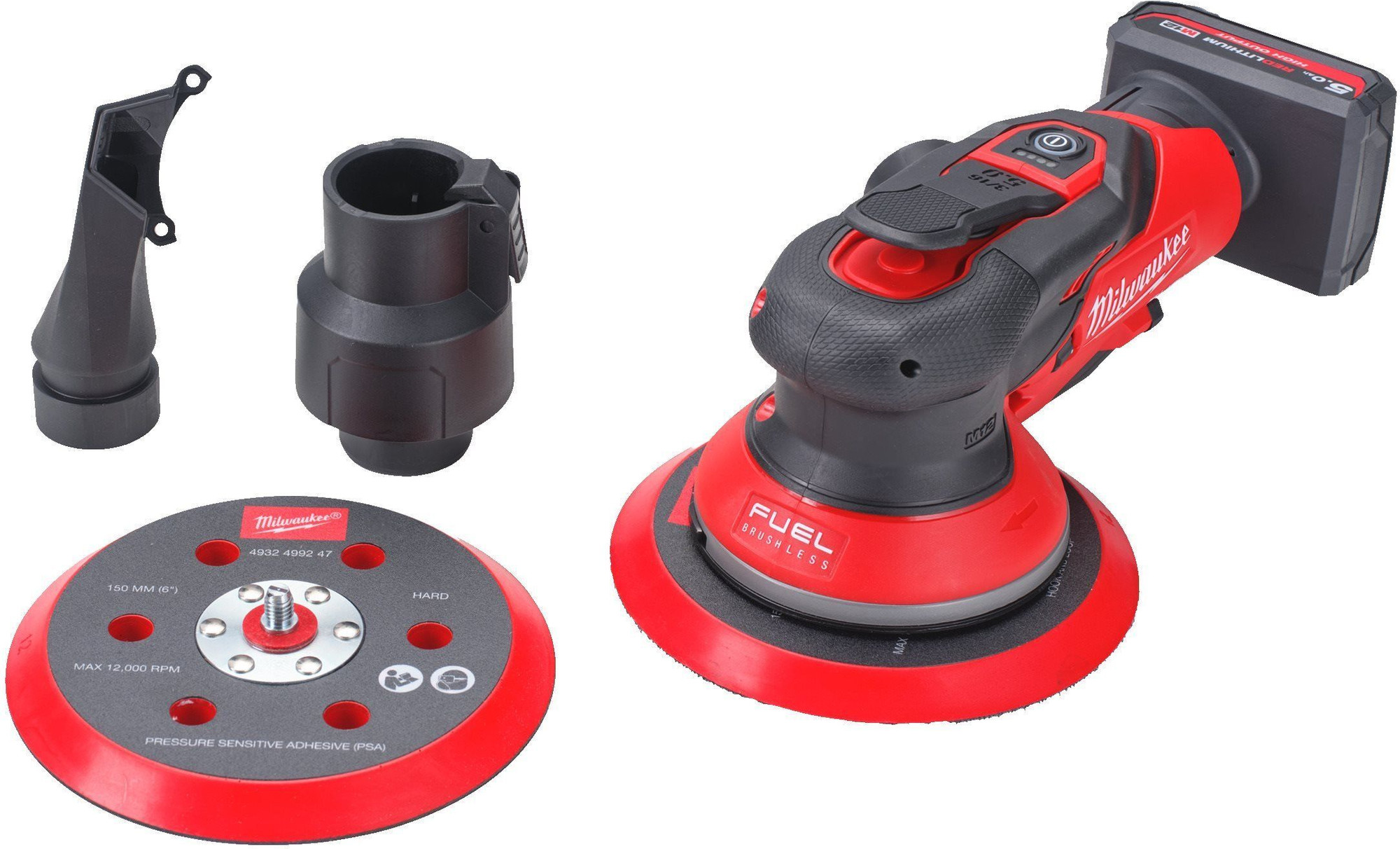 Эксцентриковая шлифовальная машина Milwaukee M12FROS5-502X (4933493651) — фото 5