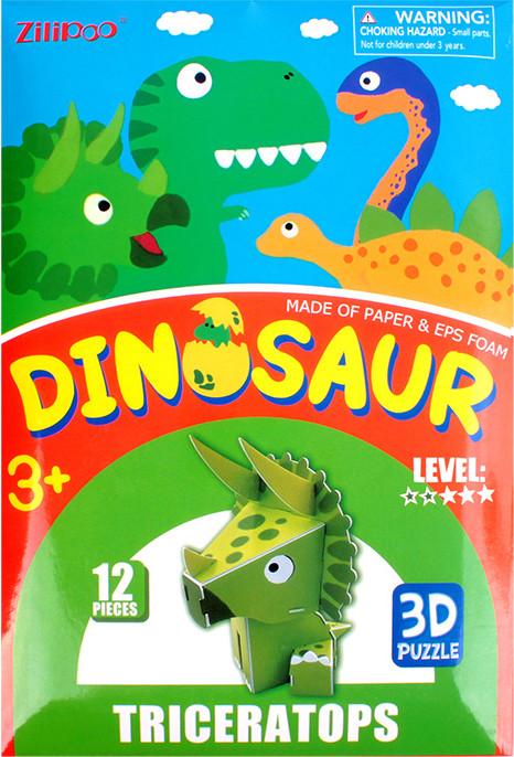 3D-пазл Darvish Dinosaur. Triceratops / SR-T-3331C