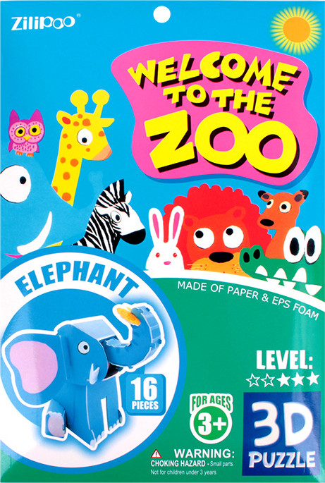 3D-пазл Darvish Zoo. Elephant / SR-T-3358-3
