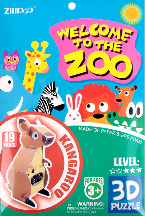 3D-пазл Darvish Zoo. Kangaroo / SR-T-3358-6