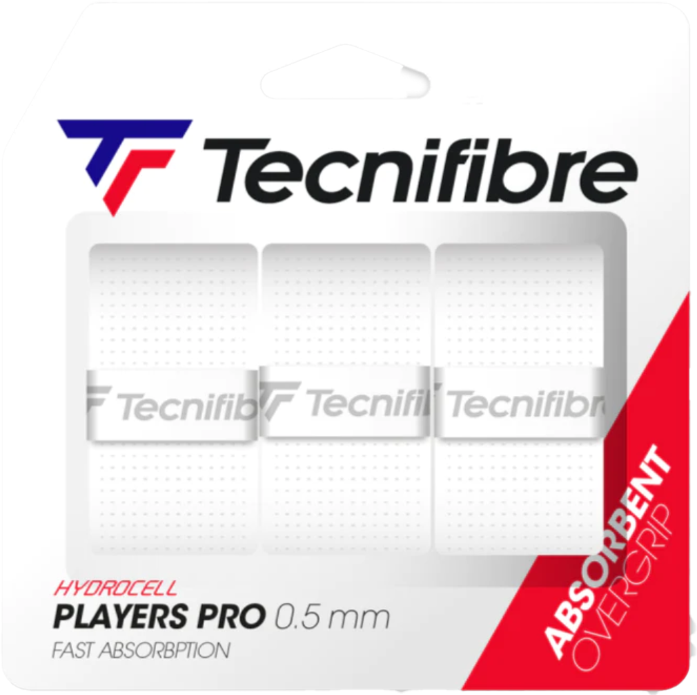 Грип для большого тенниса Tecnifibre Pro Players Blanc / 52ATPPLAWH (3шт, белый)