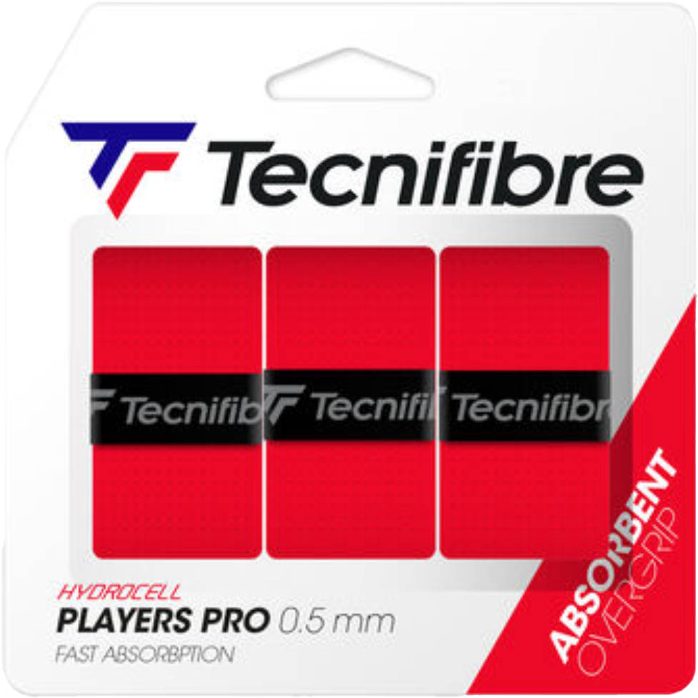 Грип для большого тенниса Tecnifibre Pro Players / 52ATPPLARD (3шт, красный)
